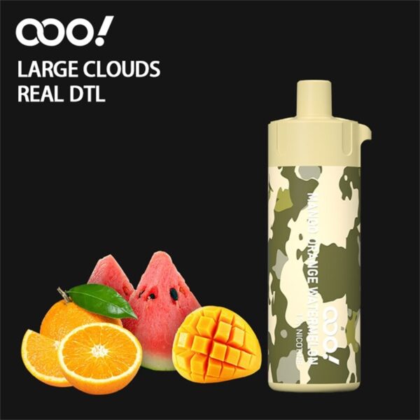 OOO! 12000 퍼프 DL/DTL 일회용 베이프 20ml 15ml충전식 및 조절식 공기 흐름